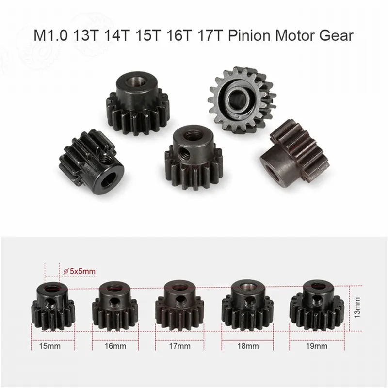 ZD Racing 5 шт. 8195 мм M1 13T 14T 15T 16T 17 стальные шестерни зубцы двигателя для 9116/V3 9020-V3 9021-V3 9203