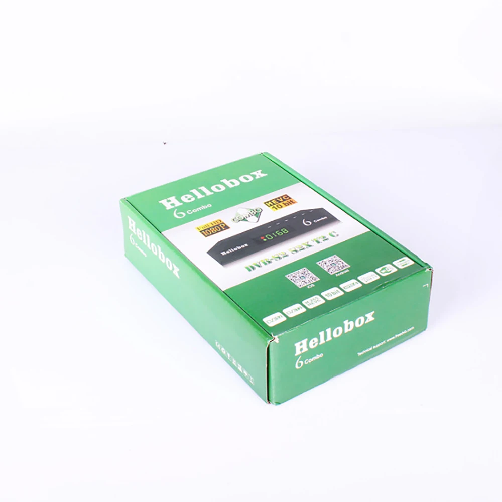 Спутниковый приемник Hellobox 6 Combo H.265 DVB S2X DVB-T2 Cline Newcamd Scam + Auto Biss Powervu спутниковый |