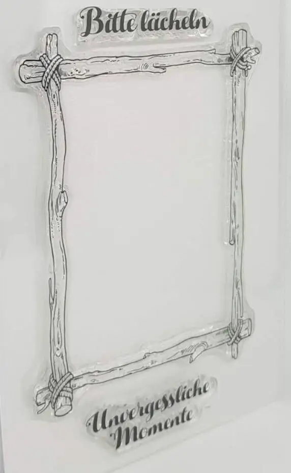 Немецкий прозрачный штамп или для DIY скрапбукинга/изготовления карт/забавные