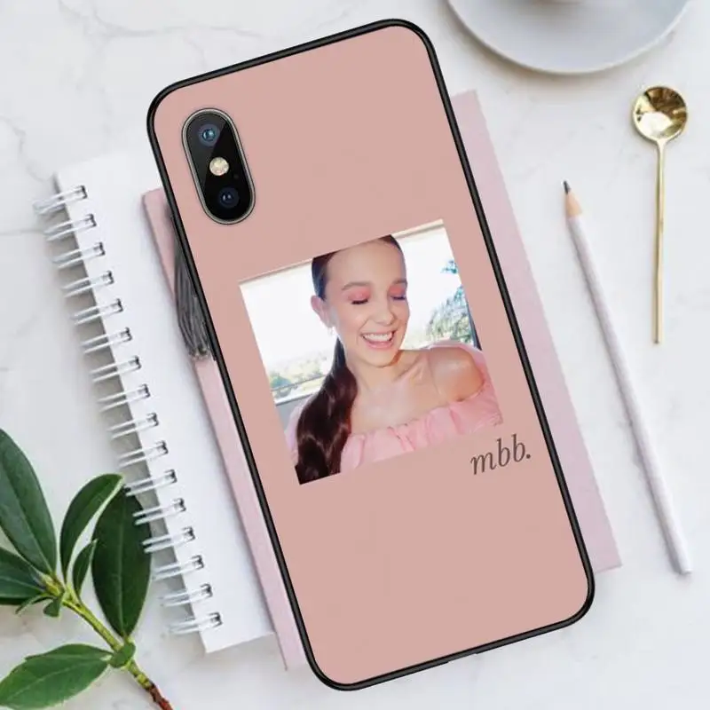 

Millie Bobby Brown stranger things Phone Case for iPhone 11 12 mini pro XS MAX 8 7 6 6S Plus X 5S SE 2020 XR Luxury brand funda