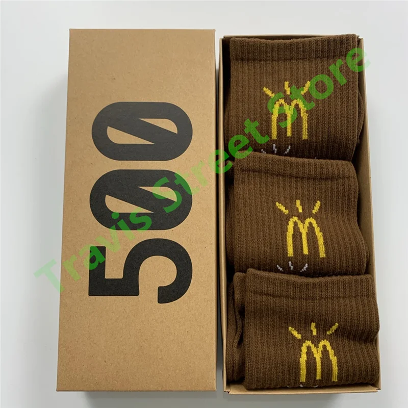 

Hip Hop 2021 New Travis Scott Skate Crew Socks Men Women Sport Travis Scott Cactus Jack Bandanas Cotton Socks Streetwear