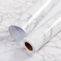 wokhome marble paper granite pvc wallpaper roll kitchen countertop cabinet furniture renovated thick wall sticker easy to remove