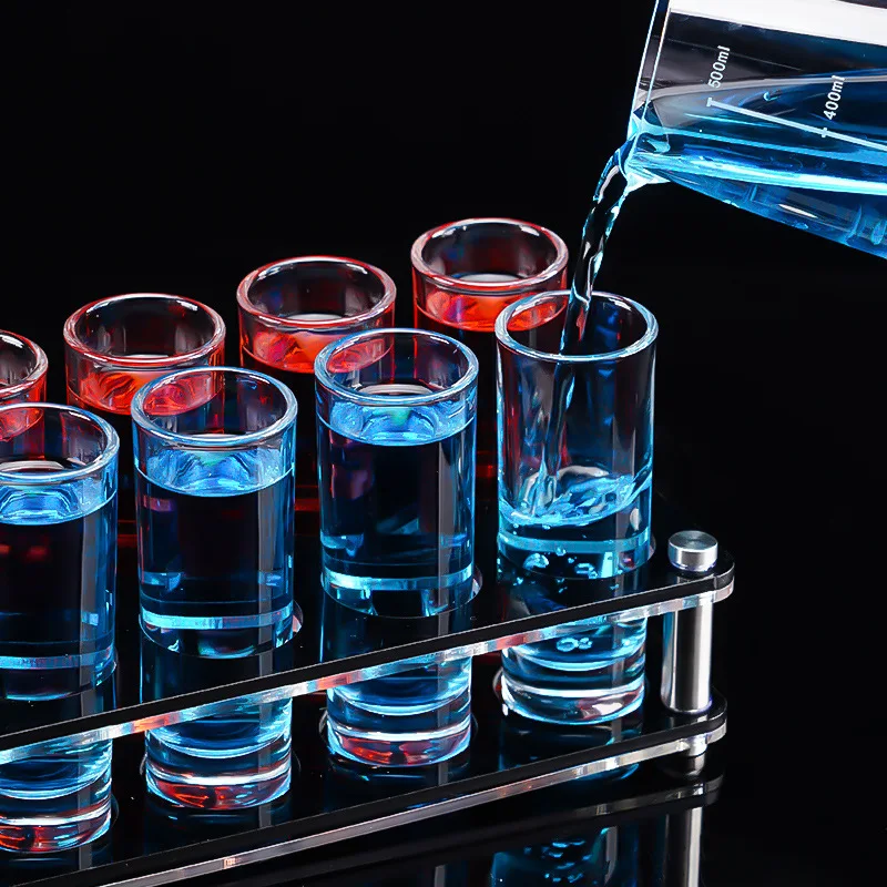

Barmaid Party Barware Glass Tool Sets Mojito Frosted Bullet Cup Barware High Quality Simple Vaso Chupito Bar Accessories