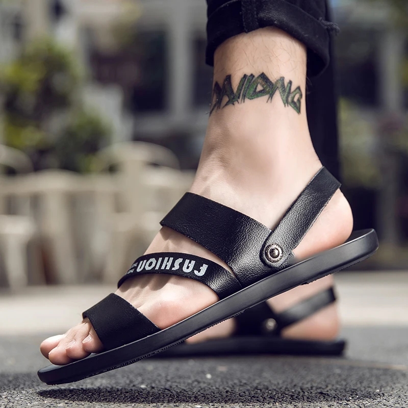 

Sandalias Transpirables Sandalias De Cuero Para Hombre Sandalle Homme Sandalen Heren Sandalia Masculina Couro Zandalias