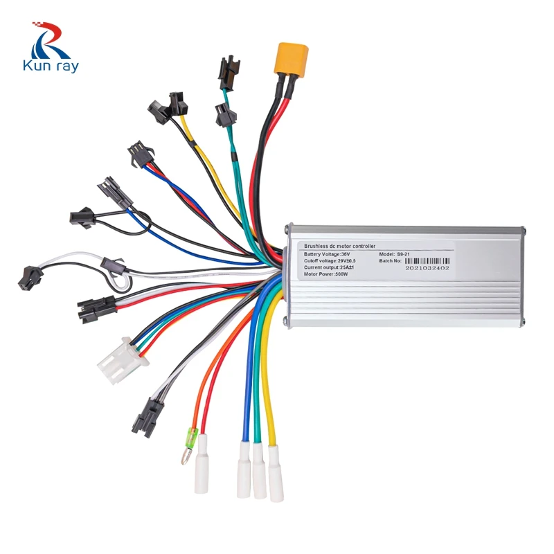 Контроллер электродвигателя для электрического велосипеда и скутера Kunray 36 В/48 В