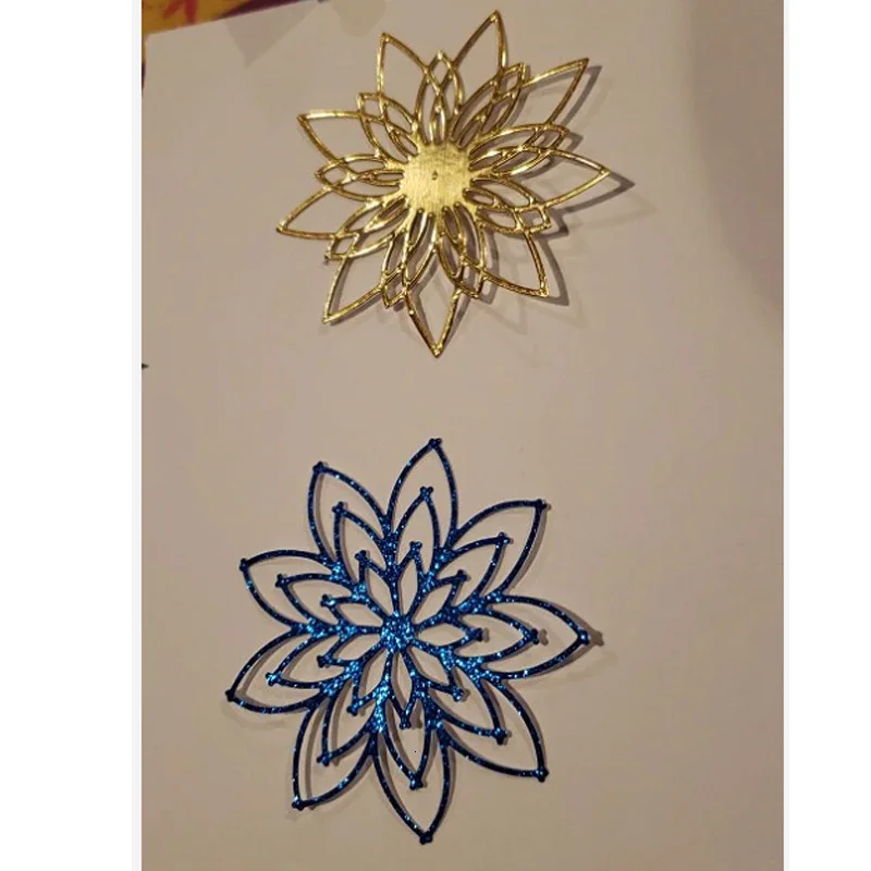 Новые Diy высечки тиснение из углеродной стали вытравление цветок ручной работы металлические рукоделия