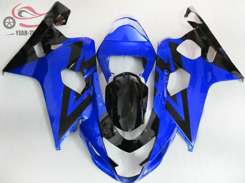 Комплект китайских обтекателей для Мотоцикла Suzuki 2004 2005 GSXR750 K4 04 05 GSXR 600 750 голубой