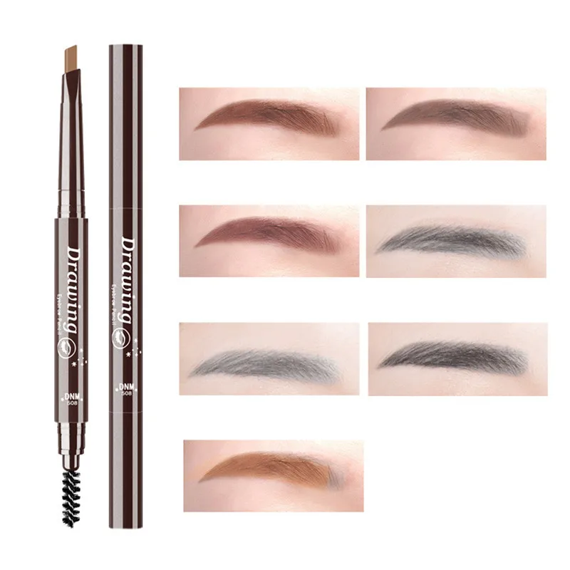New Brand Eye Brow Tint Cosmetics Natural Long Lasting Paint Tattoo Eyebrow Waterproof Black Brown Pencil Makeup Set |