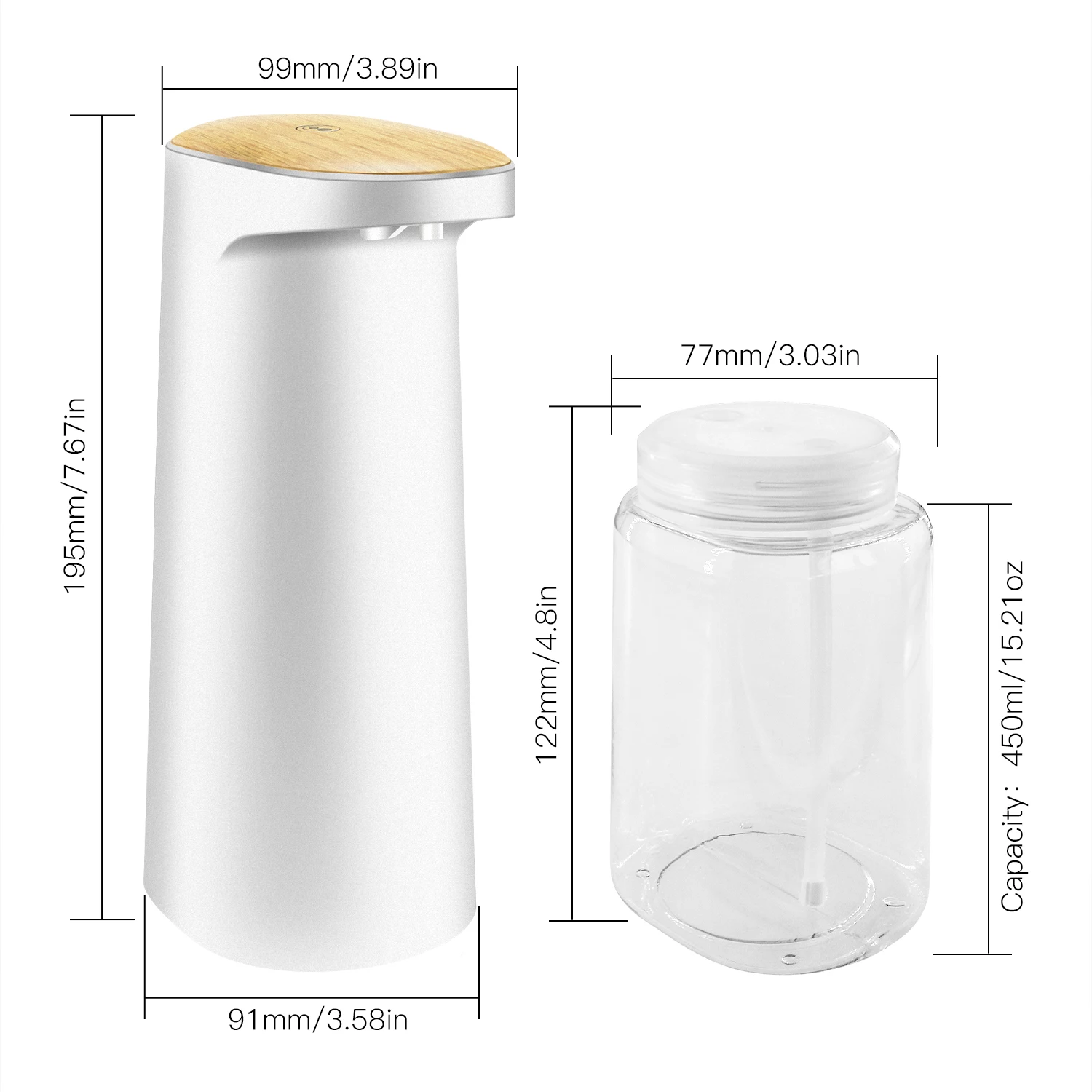 

Fully Automatic Soap Dispenser Smart Induction Foam Mobile Phone Washing Non-contact Induction Waterproof Soap Dispenser