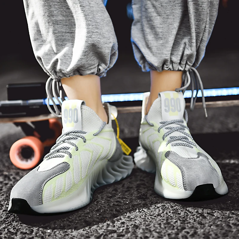

2021 New Casual Men's Shoes Breathable Cushioning Wear-Resistant Sneakers Light Trend Sports Shoes For Men Zapatillas Hombre