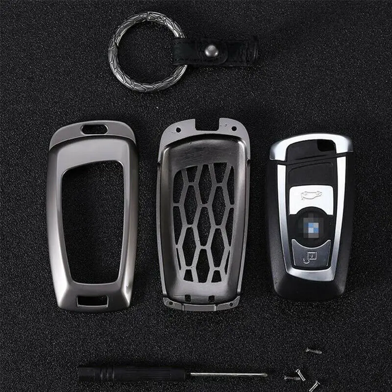 Автомобильный Дистанционный металлический чехол-держатель для ключей с пряжкой
