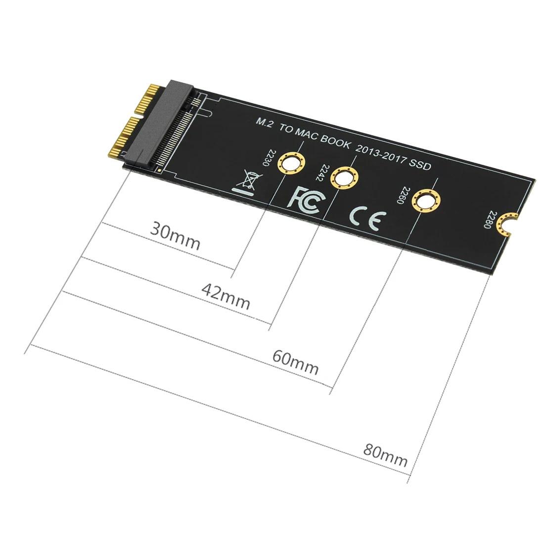 M key M.2 PCIe AHCI SSD адаптер карта для MACBOOK Air 2013 2014 2015 2017 A1465 A1466 Pro A1398 A1502 A1419 2230 2280 SSD|Платы