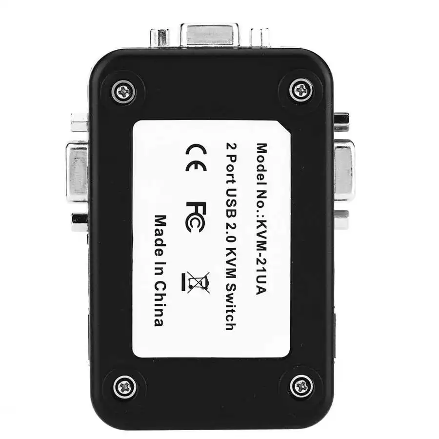 2/4 портов USB 2 0 VGA KVM переключатель для мониторов ПК клавиатуры мыши | Электроника