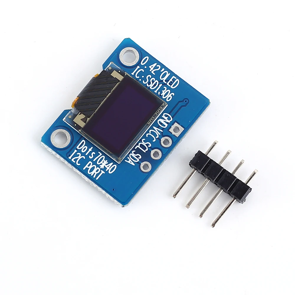 Модуль OLED-дисплея I2C IIC 72x40 белого цвета 0 42 дюйма драйвер SSD1306 72*40 3 В | Инструменты