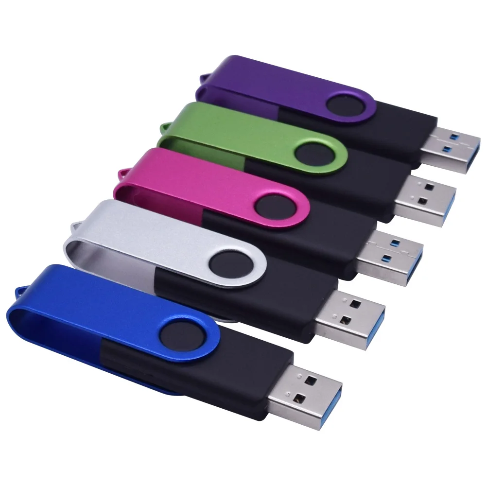 Цветной металлический зажим и черный коллоидный Usb флэш-накопитель