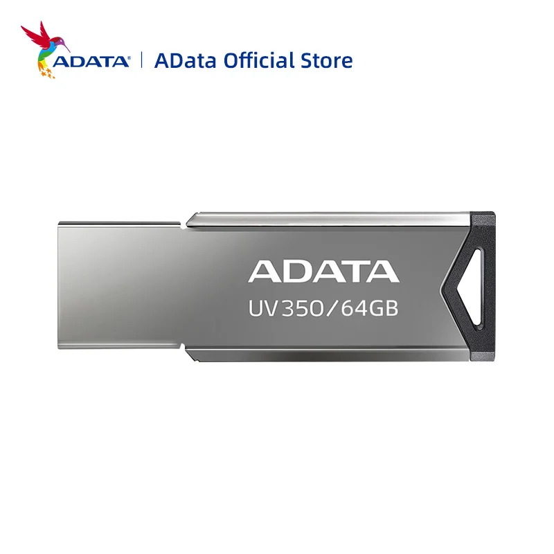 USB флеш-накопитель ADATA оригинальный флэш-накопитель UV350 на 128 ГБ 64 32 флешка USB3.0