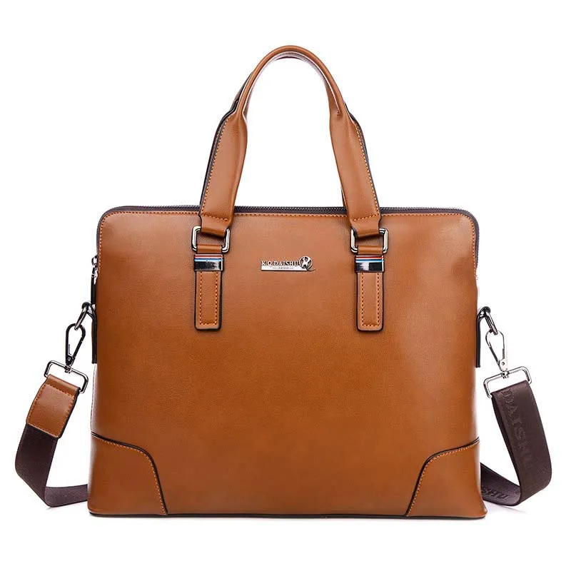 Брендовая повседневная мужская Сумка-тоут высокого качества для мужчин деловой