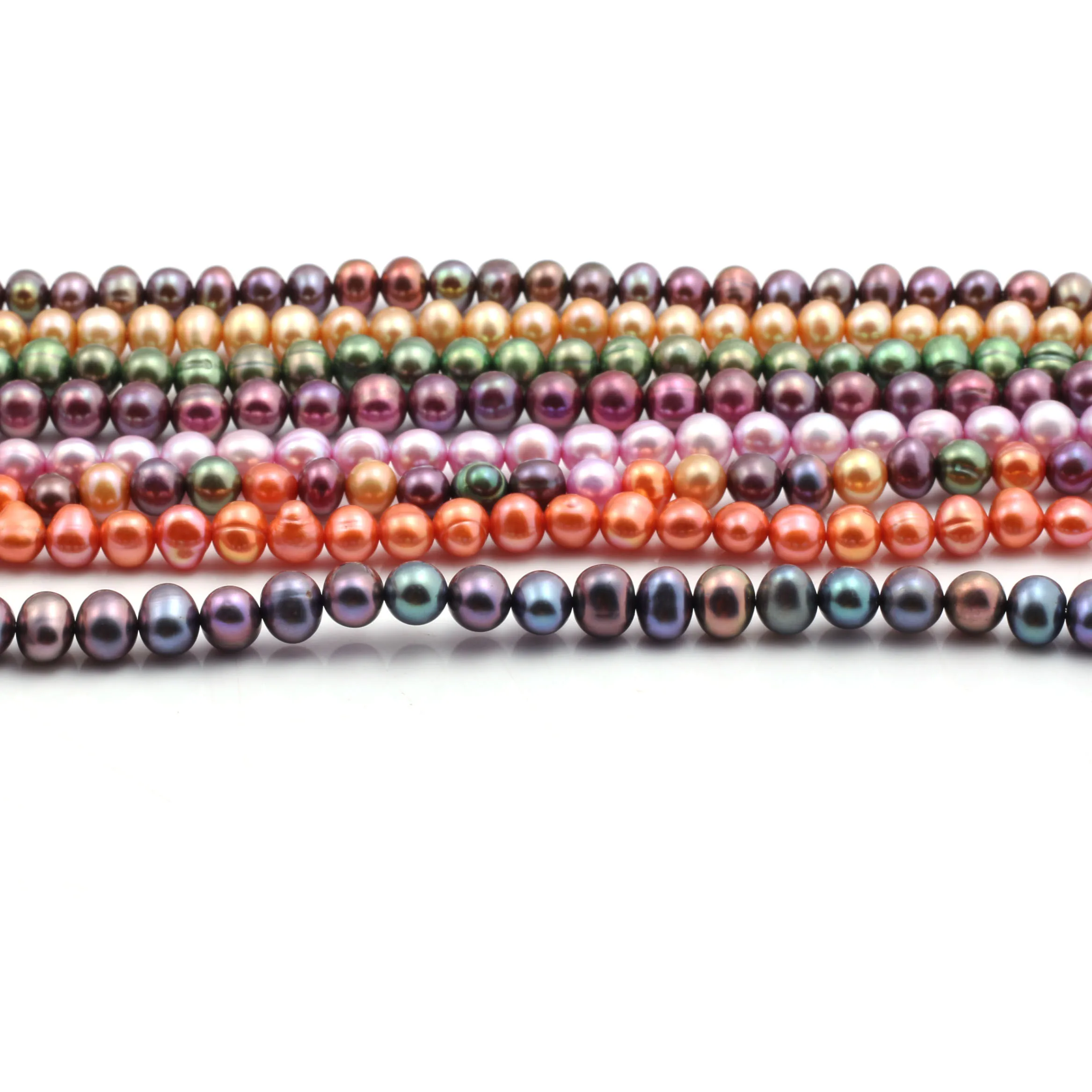 Высококачественные пресноводные жемчужные бусины круглой формы 36 см