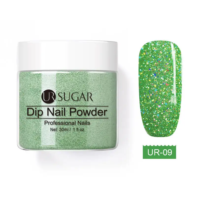 30ml Ur Sugar 5/30 мл Хамелеон погружения порошки без лампы для лечения голографический Блестящий градиент вышит французский естественной сухости ногтей маникюр - Цвет: 30ml