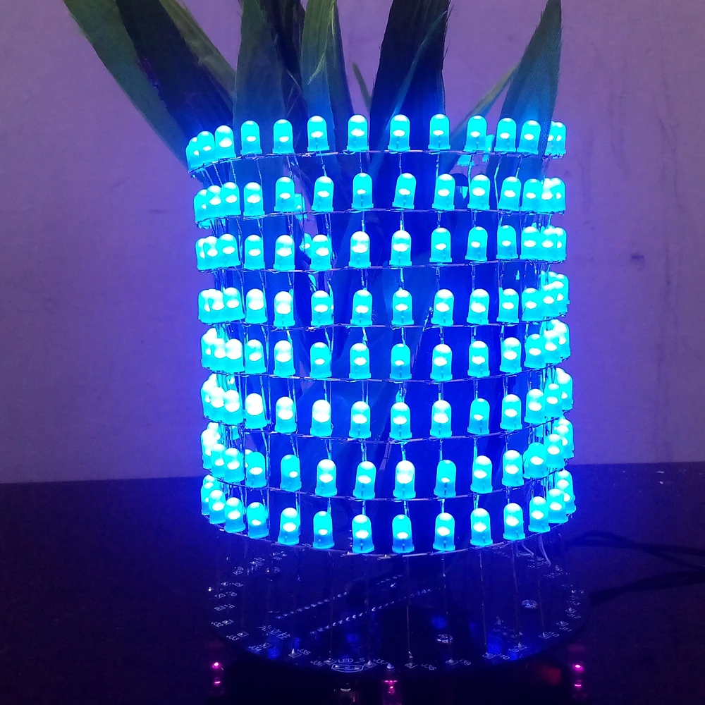 Электронный СВЕТОДИОДНЫЙ светильник сделай сам куб цилиндр набор для подсчета