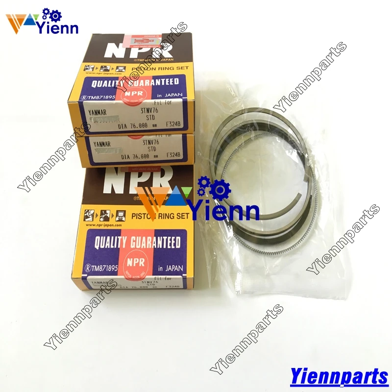 3TNV76 GGE HGE поршень с поршневым кольцом 119717 22080 для ремонта дизельного двигателя