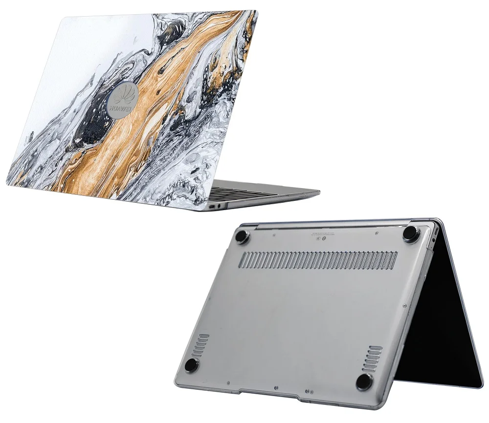 MC4 Мраморный пластиковый чехол для fundas huawei Matebook 13 дюймов Супер легкий пластиковый защитный чехол для huawei Matebook 13 WRT-W19 чехол - Цвет: MC4