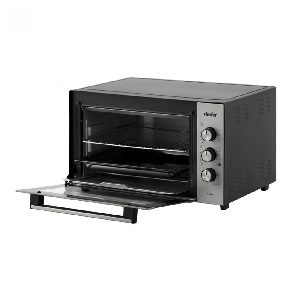 Мини-печь Simfer M3528 серия Classic 3 режима работы верхний и нижний нагрев настольная