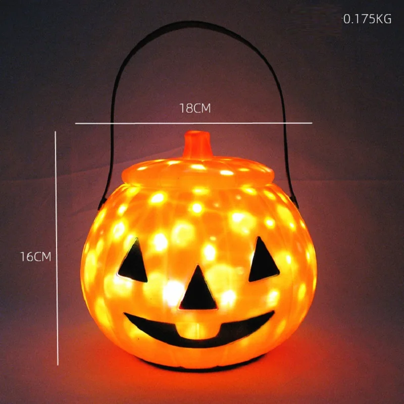 Портативная вращаюсветодиодный яся светодиодная Тыква-демон светящаяся музыка |