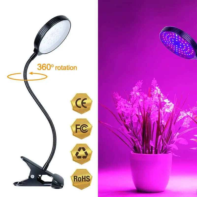 

LED Grow Light Full Spectrum With IP66 Waterproof Lamp Holder Clip-On Phyto Lamps 15W 30W 45W For Indoor Plants Flowers Growth