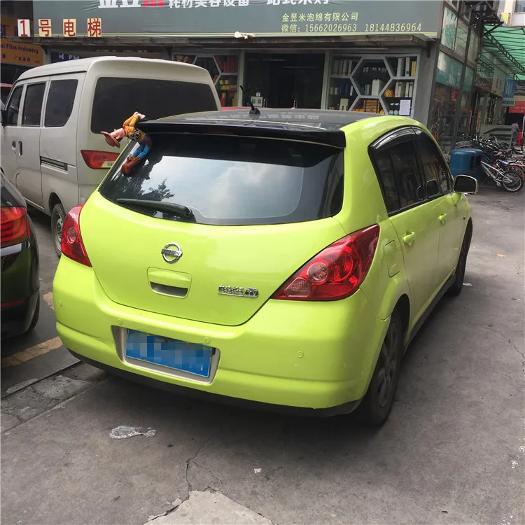 For Versa Spoiler 2006-2010 Nissan Tiida DFCK ABS plastic Material Car Rear Wing Color | Автомобили и мотоциклы