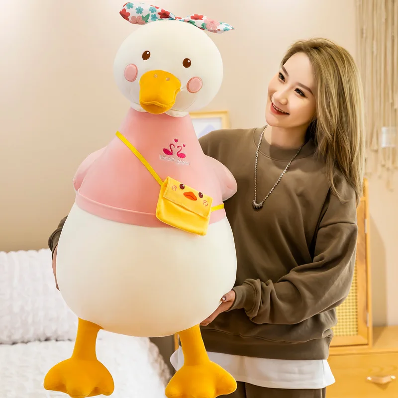 

Ragdoll Creative New Cute Backpack Duck Plush Doll Stuffed Toy Cartoon Children Pillow Decoration Birthday Gift Sleeping Fashion