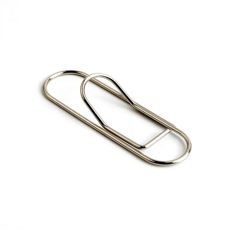 

10pcs Metal Pencil Pen Clips Paper Photo Notebook Journal Holder Office Supplies K92C
