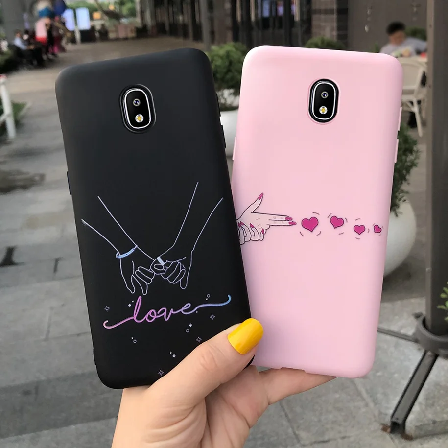 Чехол для телефона Samsung Galaxy J7 J 7 Pro 2017 чехол с милым сердцем силиконовая Мягкая