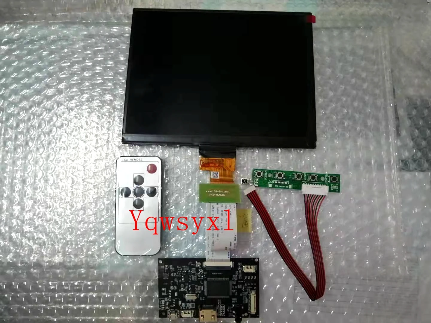 Yqwsyxl Hj080ia01e Polegada Ips Monitor Display Lcd Tft Resolução 1024*768 com 40 Pinos Lvds Controle Placa Motorista para Tablet Painéis e LCDs p/ tablet