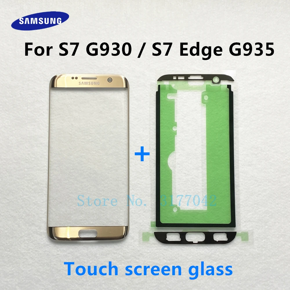 Сменная панель сенсорного экрана для Samsung Galaxy S7 G930 G930F Edge G935 G935F переднее стекло