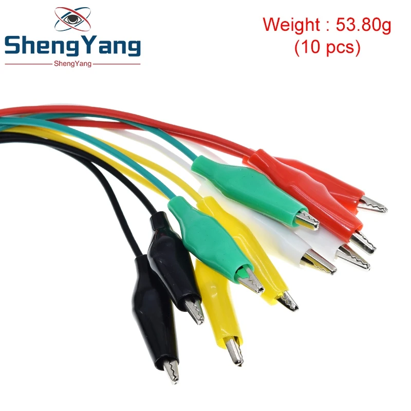 10 шт. электрические зажимы типа крокодил 50 см |