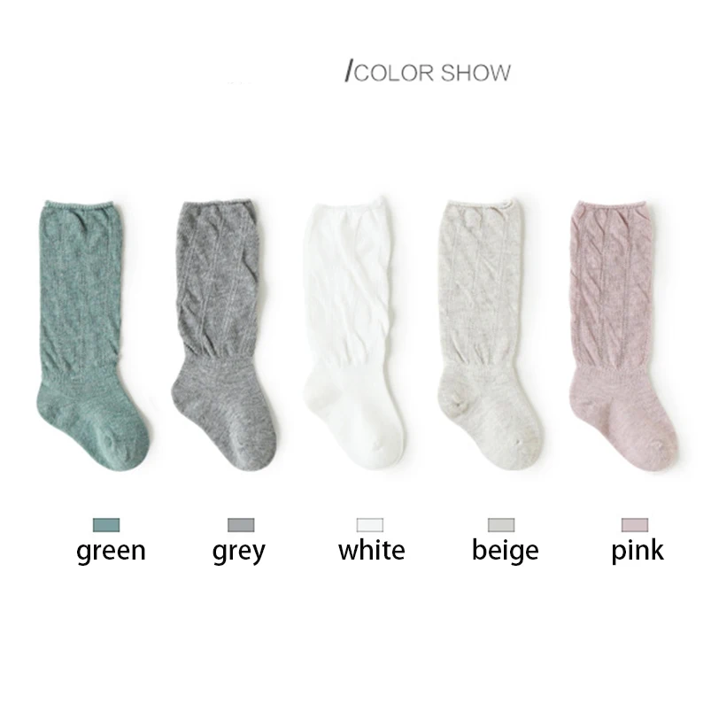 

0-5Yrs Baby boys socks autumn winter cozy cotton infant kids knee high long socks for girls leg warmers toddler socks for child