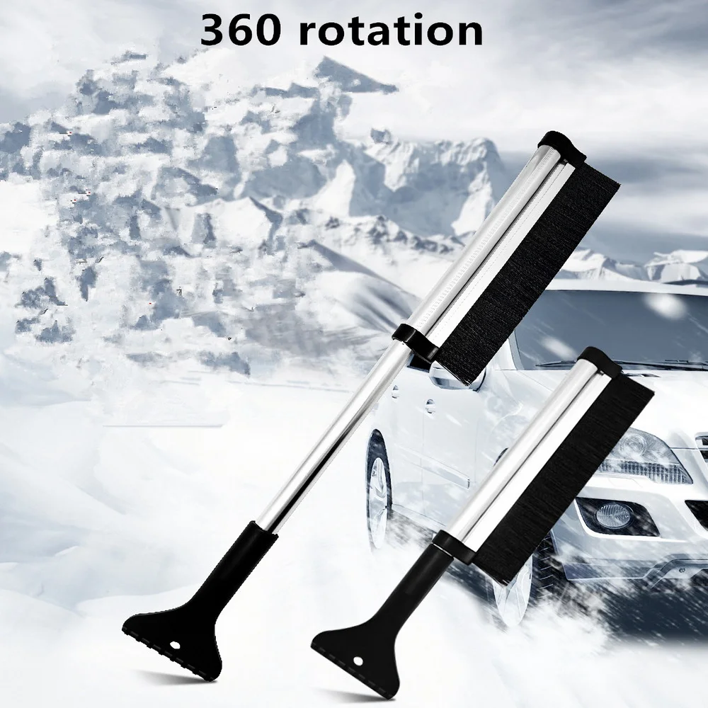 Snow Shovel for Car Windshield Snow Scrape ice scraper Aluminum material Portable Multi