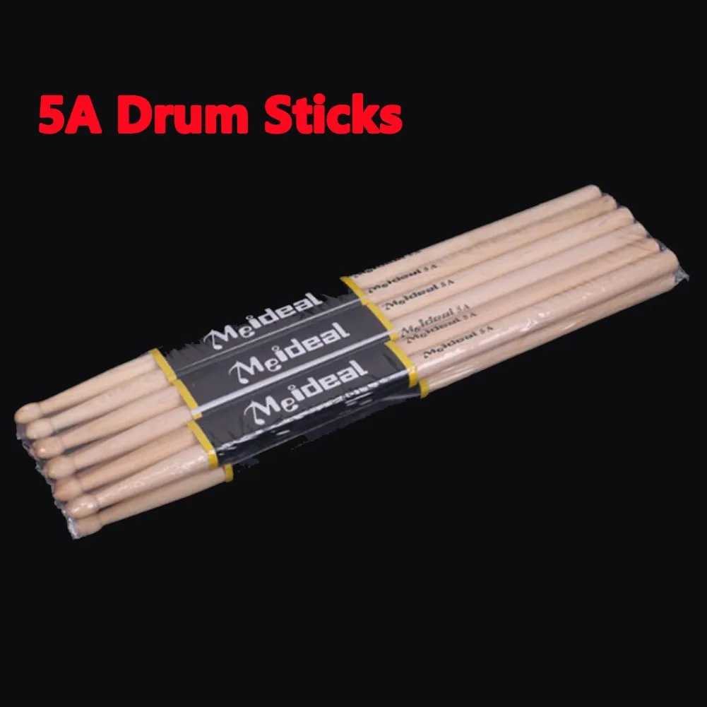 

1/4/10 Pairs Drum Sticks 5A Drumsticks Maple High Quality Wood Percussion Sticks Percussion Instrument Accessories