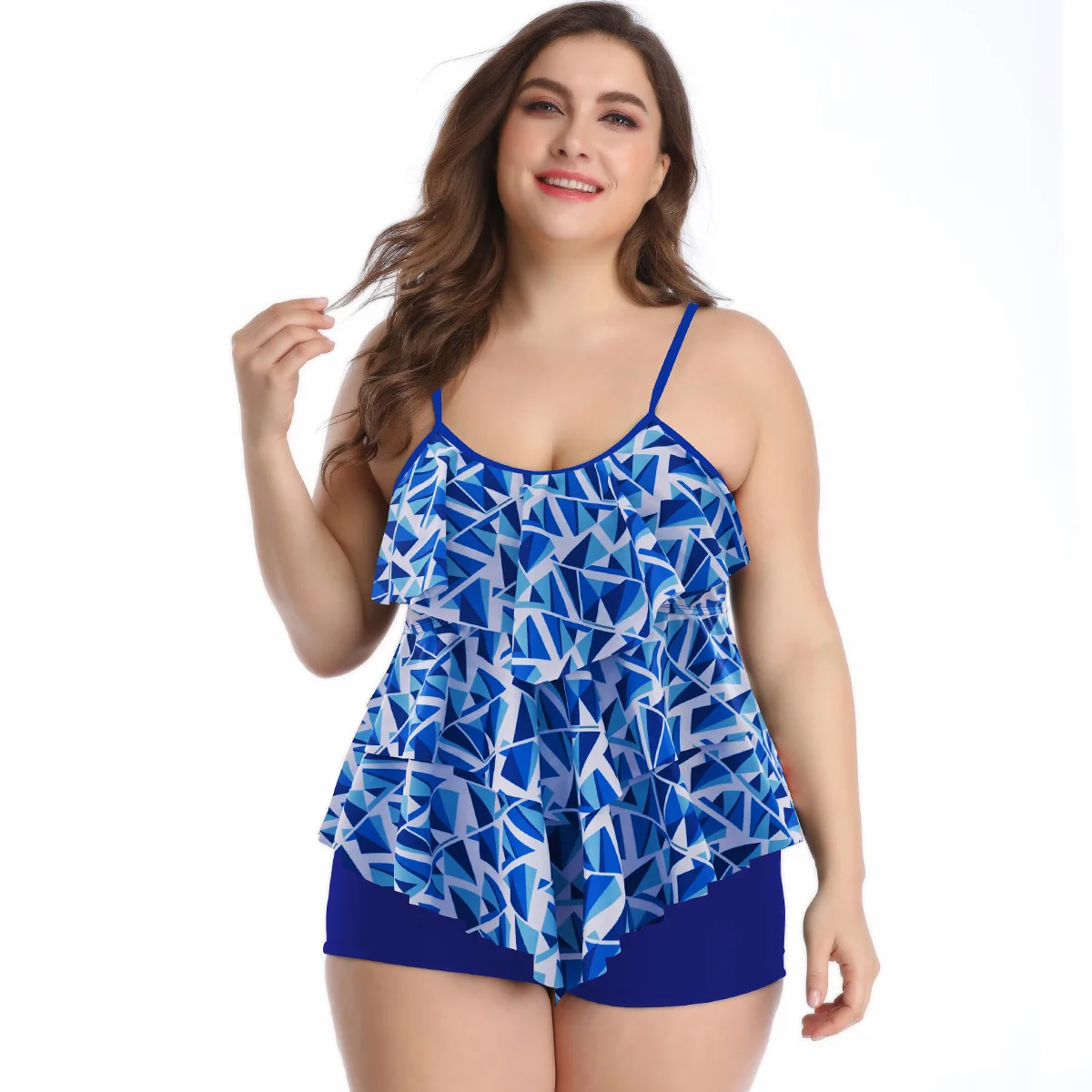 

Женский черный купальник с принтом, лето 2021