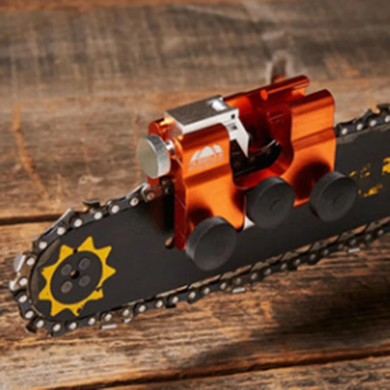 

1Pc Chainsaw Chain Sharpening Jig Chainsaw Sharpening Tool For Woodworking Hand Chain Grinder Chain Clip Saw Chain Abrasive Tool