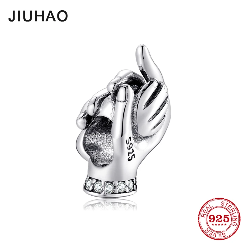 Новинка Стерлинговое Серебро 925 пробы модные подвески с бусинами подходят к