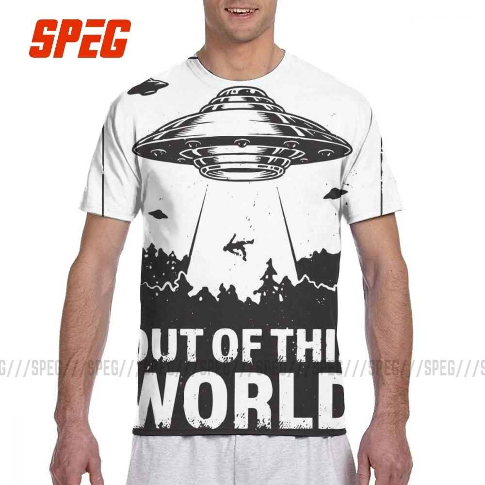 Из этого мира футболки для мужчин полиэстер Забавные по всему миру принт полный 3D