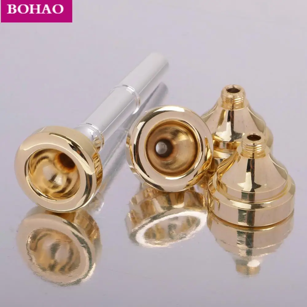 Коробка/4 шт 3C 5C 7C 1 1/2C труба Мундштуки для Trumpeter музыканты подарок|Латунные детали