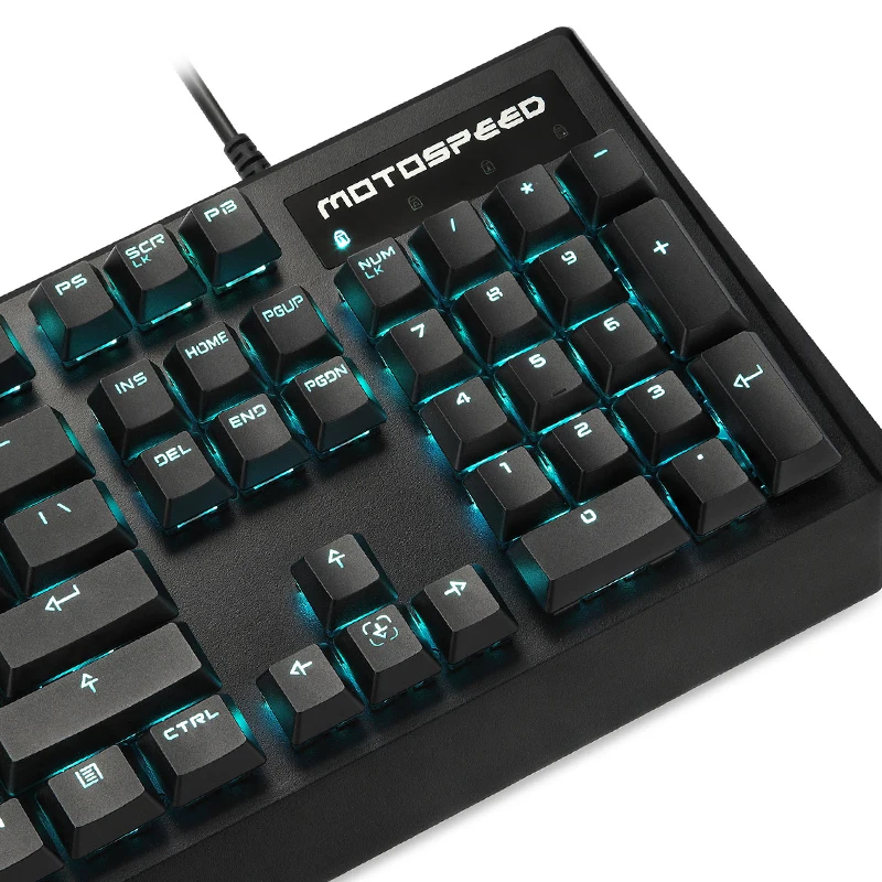 Оригинальная игровая механическая клавиатура Motospeed CK95 со светодиодный Ной