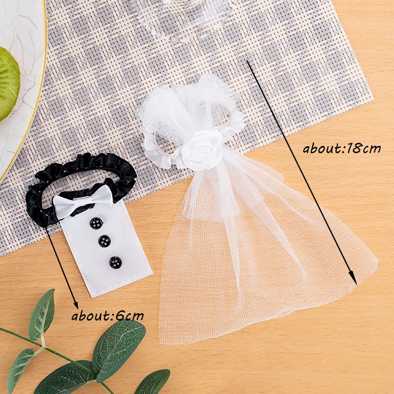 Свадебное украшение невесты жених Тукс свадебная вуаль бокал набор Свадебная