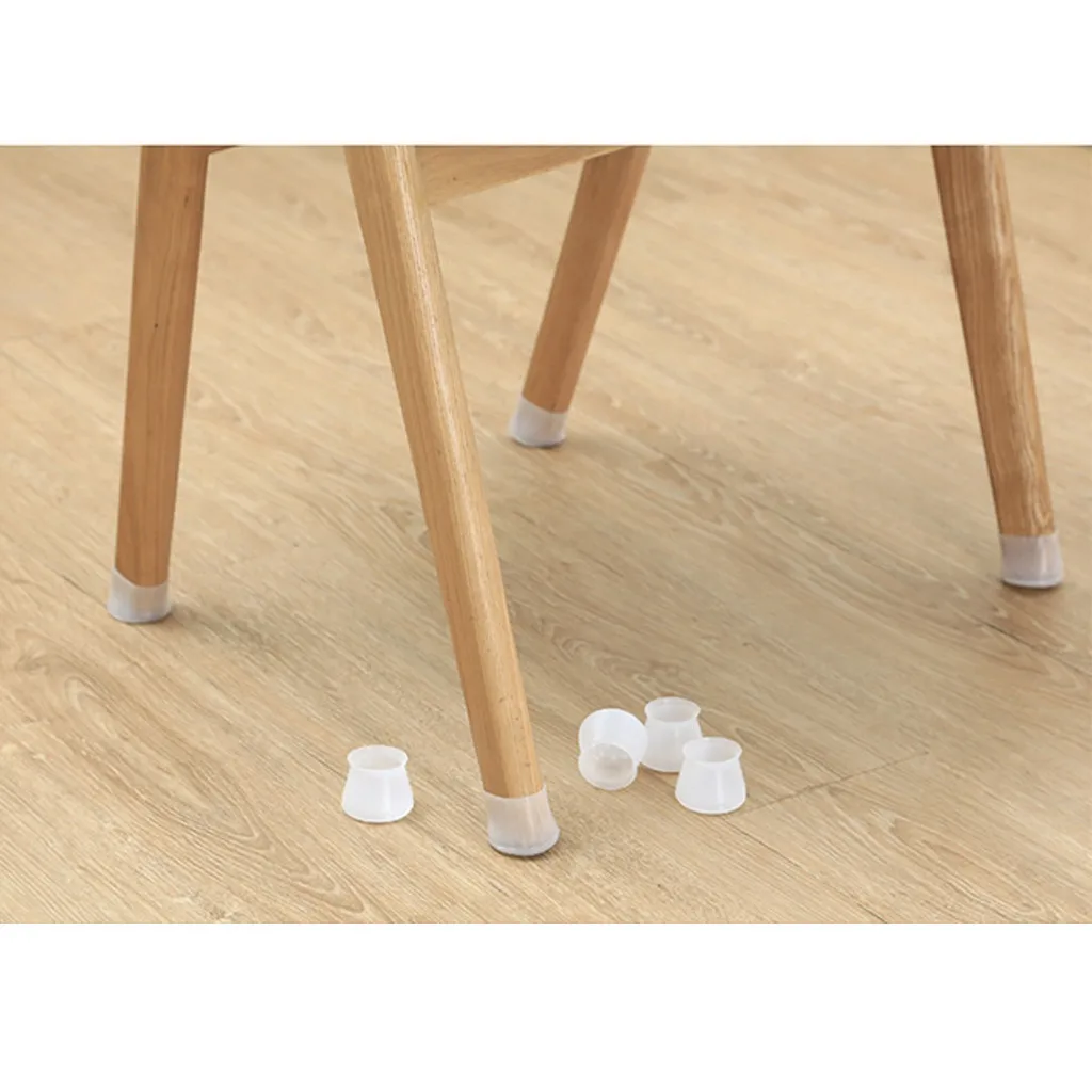 

4/8/16/32/64 pcs Table Chair Leg Silicone Cap Pad Furniture Table Feet Cover Floor Protector Non-slip Table Chair Foot