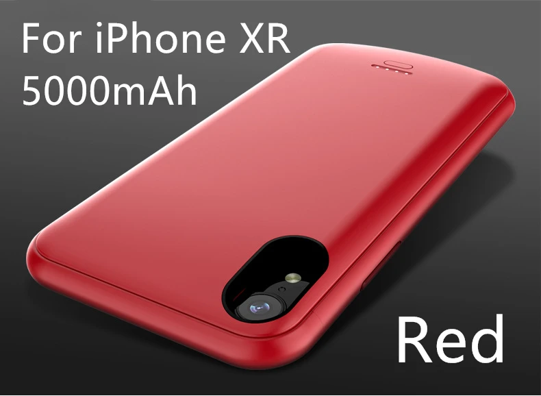 Чехол для зарядного устройства для iPhone SE 5SE 5 5S, 4000 мА/ч, внешний аккумулятор для зарядки, внешний аккумулятор, чехол для iPhone 5, 6, 7, 8 X XS MAX, чехол для аккумулятора - Цвет: For iPhone XR