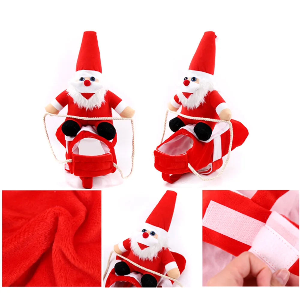 Рождественские костюмы одежда для домашних животных собака Рождество Санта