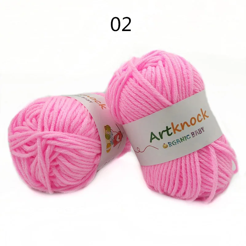 A02 60PCS 60 шт. пряжа для ручного вязания, хлопок, Органическая пряжа для вязания, свитер, носки, дешево - Цвет: A02 60PCS